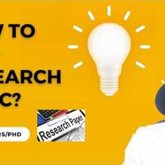 How to find research topic for dissertation and thesis | Machine Learning | Data Magic