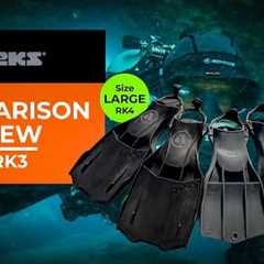 Apeks RK4 fin Scuba Diving Review. A comparison review with my older RK3 HD fins & the new RK4's