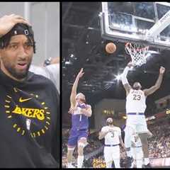 LeBron James Shocks Crowd With His Highest Jump Block At 39 Years Old! Lakers vs Suns