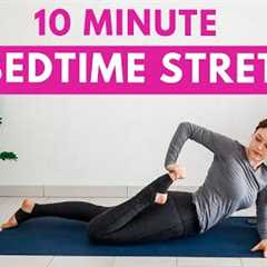 10 min BEDTIME YOGA STRETCH | Full Body Stretches To Release Muscle Tension Before Bed