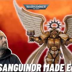 Paint the all new Sanguinor for the Blood Angels!