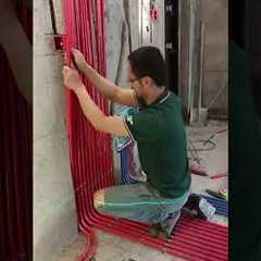 Electric wiring candiote installation#shorts