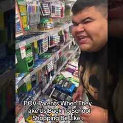 Parents When They Take Us Back To School Shopping Be Like !! #backtoschool #school #parents