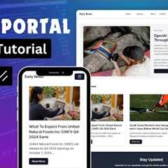 Next Js Tutorial for Beginners | Build a News Portal using Next js, TypeScript and shadcn/ui