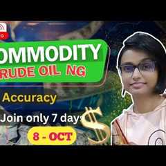 8 OCT  | MCX Live Trading | Crude Oil Live Trading  | Commodity Trading Live Stock Market Live #mcx