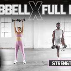 30 Minute Full Body Dumbbell Workout [Strength Training]