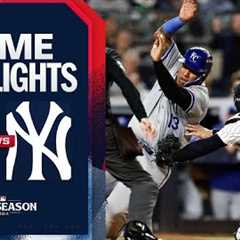 Royals vs. Yankees ALDS Game 1 Highlights (10/5/24) | MLB Highlights