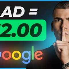 Earn $2.00 PER Google AD Watched (Make Money Online)