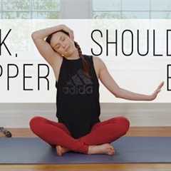 Yoga For Neck, Shoulders, Upper Back  |  10-Minute Yoga Quickie