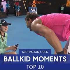 Top 10 Ballkid Moments Ever! | Australian Open