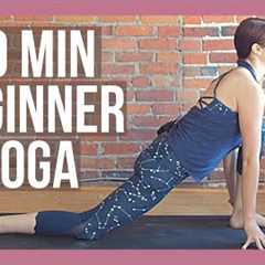 30 min Beginner Yoga - Full Body Yoga Stretch No Props Needed