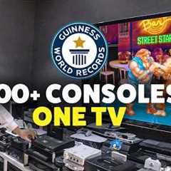 Most Gaming Consoles Connected to a TV - Guinness World Records