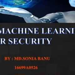 Artificial intelligence & machine learning with cyber security ppt