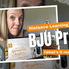 BJU PRESS DISTANCE LEARNING ONLINE // What's it REALLY like??