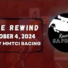 MMTCI RACE REWIND | OCTOBER 4, 2024 | FRIDAY MMTCI RACING | Karera Sa Pinas