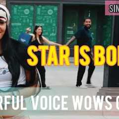 💯A Star is Born!✨️ English Girl's Impressive Street Performance🔥Walk-Up Singer🍀Adele - Easy On Me