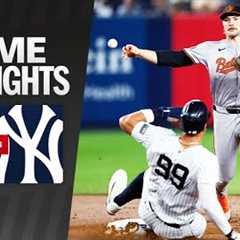 Orioles vs. Yankees Game Highlights (9/26/24) | MLB Highlights