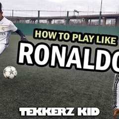 Play Like Ronaldo!! | Cristiano Ronaldo Training Drills!! | Tekkerz Kid