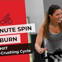 30 Minute HIIT Spin Class (MAX BURN Tabata) w/ Cat Kom | Amazing Workout for Fat Loss!!