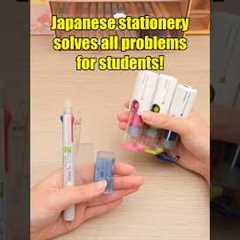 Japanese stationery solves all problems for students! #shorts