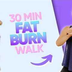 30 Min FAT BURN Walking workout | Intense Full Body Fat Burn at Home!