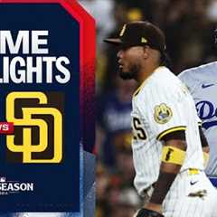 Dodgers vs. Padres NLDS Game 4 Highlights (10/9/24) | MLB Highlights