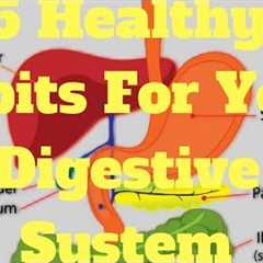 5 Healthy Habits For Your Digestive System