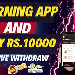 Live 100$ Withdraw | Real Earning App 2024 | Withdraw In Jazzcash Easypesa