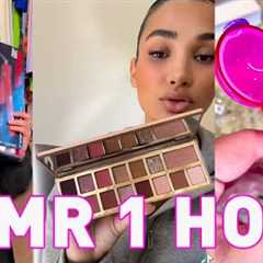 ✨1 HOUR ASMR✨ Unboxing Makeup And Skincare Products 🌸 TikTok