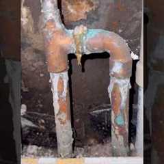 Repairing A Copper Waterline Leak