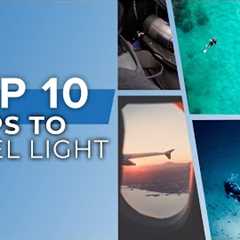 Travel Tips to Scuba Lightweight w/ @scubacom #scuba #top10