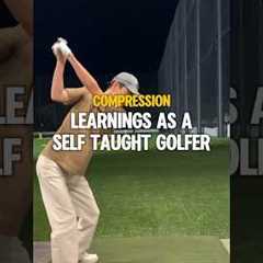 Compression from exiting low and left, but make sure you do it the right way. #golf #golftips #골프