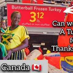 Life in Canada | Harsh reality of IMMIGRANTS Abroad | Happy Thanksgiving Grocery Shopping