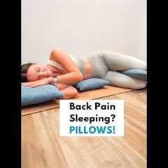 Sleeping positions for neck and back pain! 💙