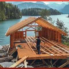 Man Spends 1.5 YEARS Building Amazing River CABIN | Start to Finish by @DmitryLukinDIY