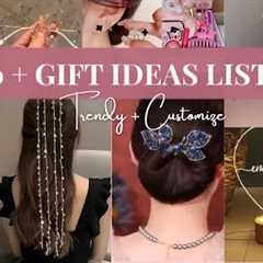 30 + Gifts Ideas List || gift guide || Trendy + Customize gifts  || gift Hampers ||#momojasminar