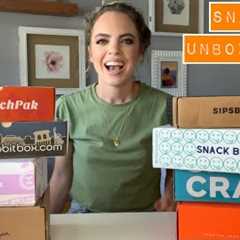 Trying 8 SNACK Subscription boxes! Honest Review - Sub or Pass?!