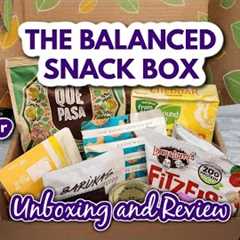 September 2024 BALANCED SNACK BOX!  Healthy Snacks Delivered To Your Door! Coupon Code!