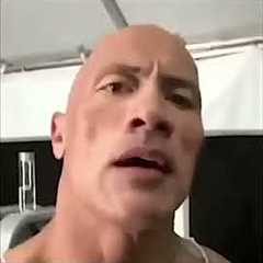 The Rock eyebrow raise but its 4k