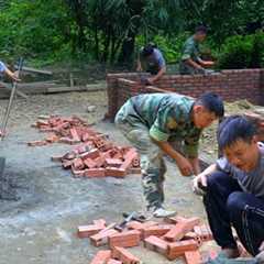 DAU & TU with the help of PHIN quickly built solid pig pen before the harsh winter comes