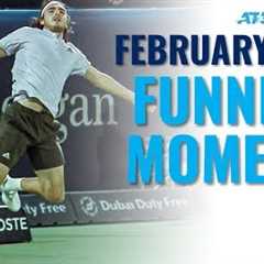 Funny ATP Tennis Moments and Fails: February 2020 😂