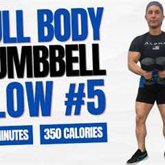 FLOW No.5 - Full Body Dumbbell Workout At Home With Coach Ali