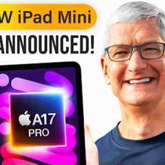 iPad Mini A17 Pro - SURPRISE LAUNCH! New Features and Specs!