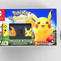 Nintendo Switch PIKACHU EDITION Console Unboxing (Pokémon Let's Go Eevee & Pikachu)