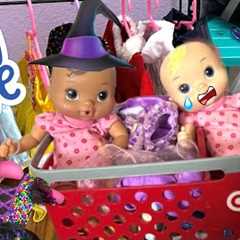 BABY ALIVE Newborn girls Shopping for Halloween costumes 🎃