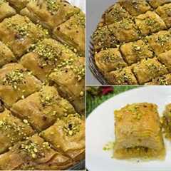 Famous Middle Eastern Dessert-Nutty Turkish Baklava With Home Made phyllo Sheet | Baklava Recipe