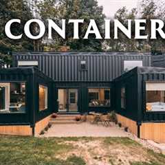 Massive 6 unit Shipping Container Home Airbnb // Woodside Container Full Tour!