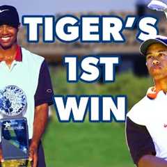 Tiger Woods’ first PGA TOUR victory in 1996 | FULL final round broadcast