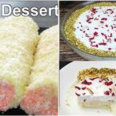 5 Mins 2 Easy Dessert recipes | No Bake, No Egg, Easy and Quick Recipes | Desset Recipe | Fine chefs