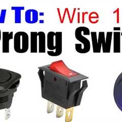 HOW TO WIRE 3 PRONG ROCKER LED SWITCH